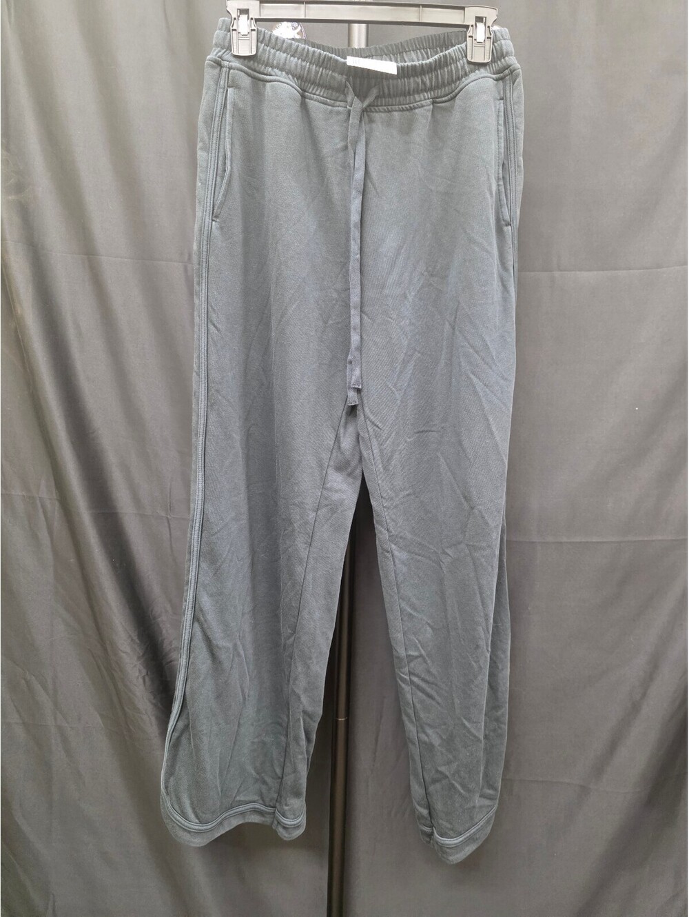 WOMEN'S WIDE LEG BAGGY ATHLEISURE SWEATPANTS HIGH WAIST ACID WASH SIZE S